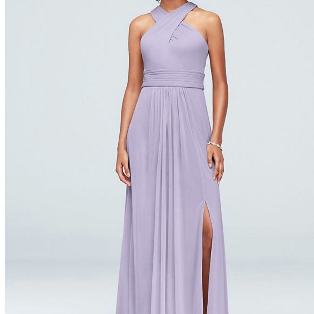 Light Purple Bridesmaid Dress (Never been worn!) Maxi, halter top